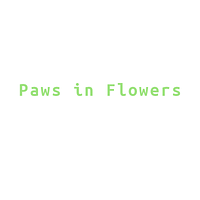 Paws in Flowers