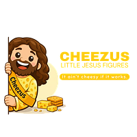 Cheezus: Little Cheesy Jesus Figurines ☦️🧀✝️